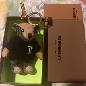 NWT Burberry TB Bear Keychain